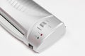 Small Silver Office Desktop Paper Laminator Royalty Free Stock Photo