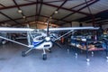 Light Aircraft Planes Hangar Workshop