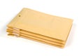Small size bubble lined shipping or packing envelopes Royalty Free Stock Photo