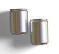 Small size or Mini size soda can with a Metalic texture realistic render 3D