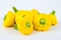 Small size patty pan patisson squash Royalty Free Stock Photo