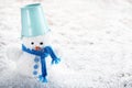 Small snowman toy Royalty Free Stock Photo