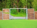 Small soccer field at a school in Valdres, Norway