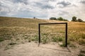 Small soccer goal Royalty Free Stock Photo