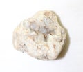 Rock, whitish, Multicolored, Odd shape, White background