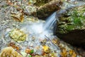 Small source of water in the rocks