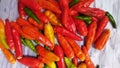 Small spicy chilis
