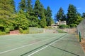 Small sports court near the house. Nice scenery.