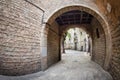 Small square at Barcelona's gothic quarter Royalty Free Stock Photo