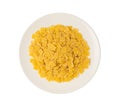 Small Square Pasta, Quadrucci Raw Pasta, Flat Dry Macaroni, Mediterranean Cuisine, Soup Ingredient