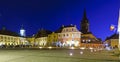 Small square in Sibiu, Romania