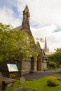 The small St Augustines Church of Ireland building on the walls of the maiden city of Londonderry in Northern Ireland. Royalty Free Stock Photo