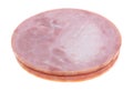 Small stack of honey ham deli meat Royalty Free Stock Photo