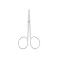 Steel nail scissors. Professional manicure and pedicure tool. Personal care and beauty theme. Flat vector icon