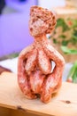 Small Statue with Female Curves Represeting Womanhood Royalty Free Stock Photo