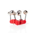 Small Steel Bells for Fishing Royalty Free Stock Photo
