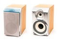 Small stereo speakers Royalty Free Stock Photo