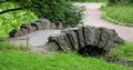 Small stone bridge Royalty Free Stock Photo