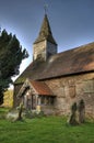 Small stone church, England Royalty Free Stock Photo