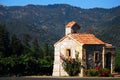 A small stone gatekeeper`s hut