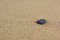 Small stone on the sandy beach, Royalty Free Stock Photo