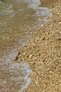 small stones on the beach Royalty Free Stock Photo