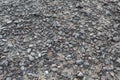 Small stones in concrete ground texture