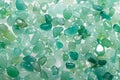 Small stones of green aventurine