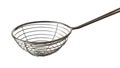 Small strainer on white background Royalty Free Stock Photo