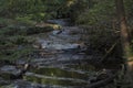 Small stream and cliff