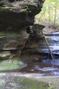 Small stream and cliff