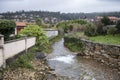 Small stream in Domaio, Ria of Vigo Royalty Free Stock Photo