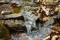 A Small Stream of Fast Flowing Water Royalty Free Stock Photo