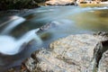 A small stream with long exposure Royalty Free Stock Photo