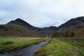 Small stream and the mountains, Lake Buttermere Royalty Free Stock Photo