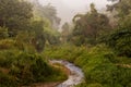 Small stream in Namkhon village near Luang Namtha town, La