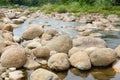 Small stream over rocks, Nakhon Si Thammarat Royalty Free Stock Photo