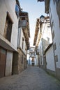 Small street at candelario Royalty Free Stock Photo