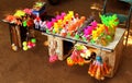 A small street children toy shop Royalty Free Stock Photo