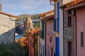 Small street in Collioure in France Royalty Free Stock Photo