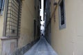 Small Street in Florenze Italy Royalty Free Stock Photo