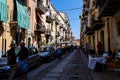 Small street in the Sicilian town of Cefalu