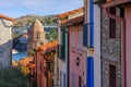 Small street in Collioure in France Royalty Free Stock Photo