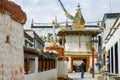 Small Stupas and Gompas around Kingdom of Lo Manthang in Upper Mustang of Nepal