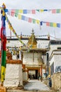 Small Stupas and Gompas around Kingdom of Lo Manthang in Upper Mustang of Nepal