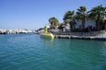 Small submarine boat in faliraki