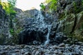 Summer Waterfall Nature Royalty Free Stock Photo