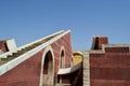 Small sundial instrument, astronomical observatory, Jaipur, Rajasthan, India