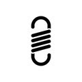 Small Suspension Design Simple icon Vector. Editable vector 2000 x 2000 Pixel