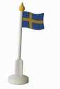 Small swedish table flag